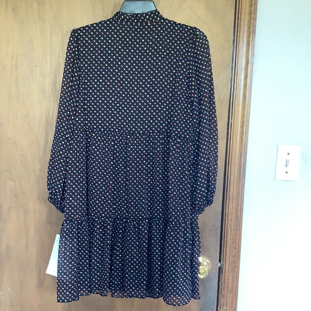 Signature multi colored polka dot w metallic accents size MP - Picture 13 of 17